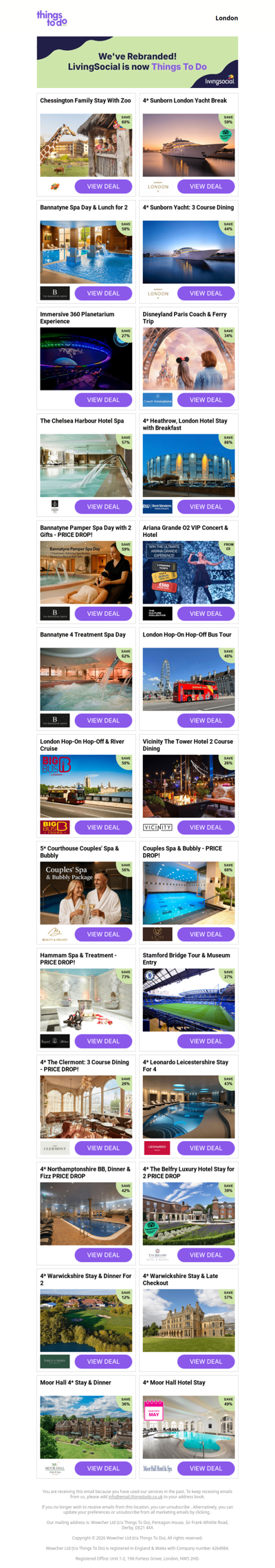 Chessington Family Stay With Zoo | 4* Sunborn London Yacht Break | Bannatyne Spa Day & Lunch for 2 | 4* Sunborn Yacht: 3 Course Dining | Immersive 360 Planetarium Experience