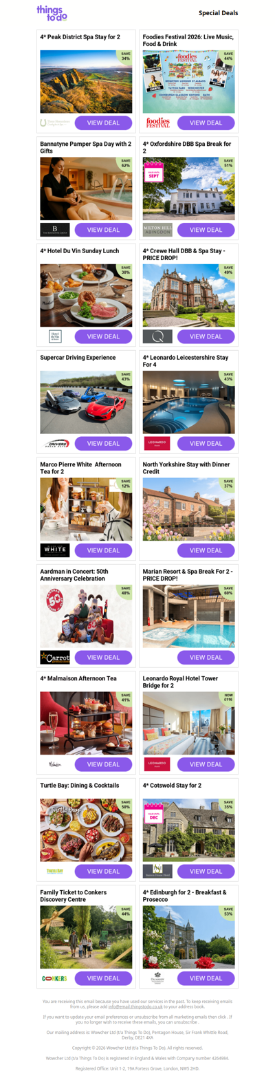 💸 Save on Getaways, Dining & Experiences