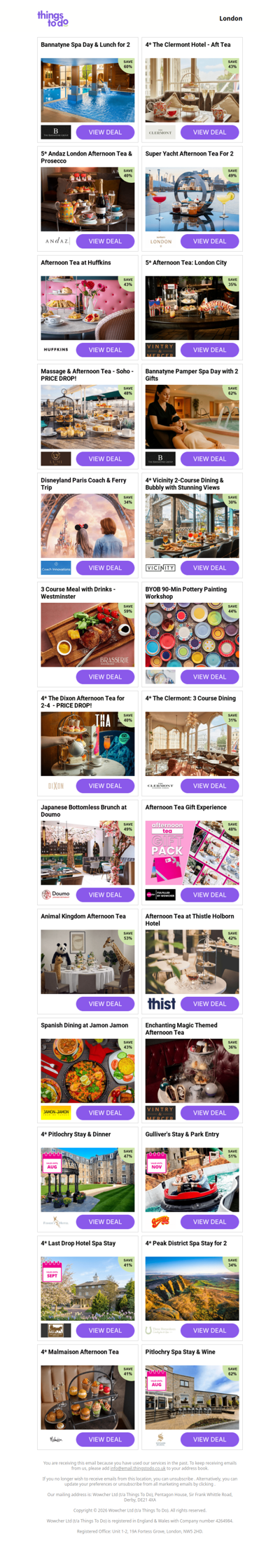 Your £50 ThingsToDo Credit Is Ready – Tap Now & Use It Before Midnight!