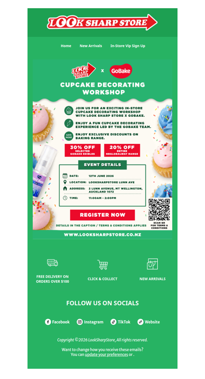 Cupcake Decorating Workshop—Register Now! 🧁