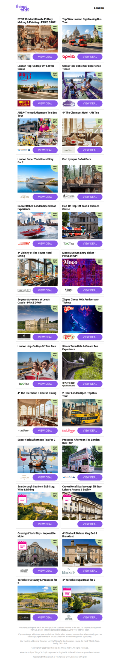 BYOB 90-Min Ultimate Pottery Making & Painting - PRICE DROP! | Top View London Sightseeing Bus Tour | London Hop-On Hop-Off & River Cruise | Glass Floor Cable Car Experience Ticket | ABBA-Themed Afternoon Tea Bus Tour