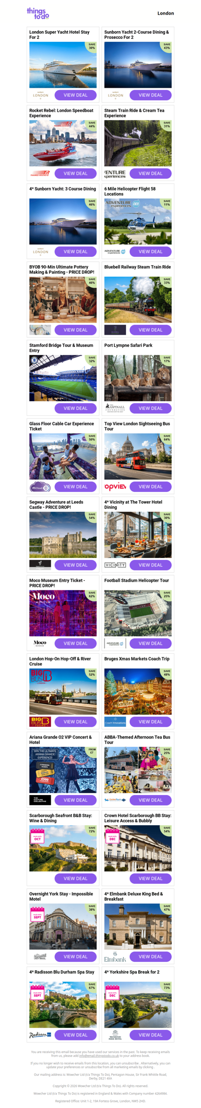 London Super Yacht Hotel Stay For 2 | Sunborn Yacht 2-Course Dining & Prosecco For 2 | Rocket Rebel: London Speedboat Experience | Steam Train Ride & Cream Tea Experience | 4* Sunborn Yacht: 3 Course Dining