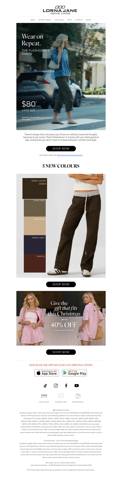 News Flash: $80 Flashdance Pants 😍