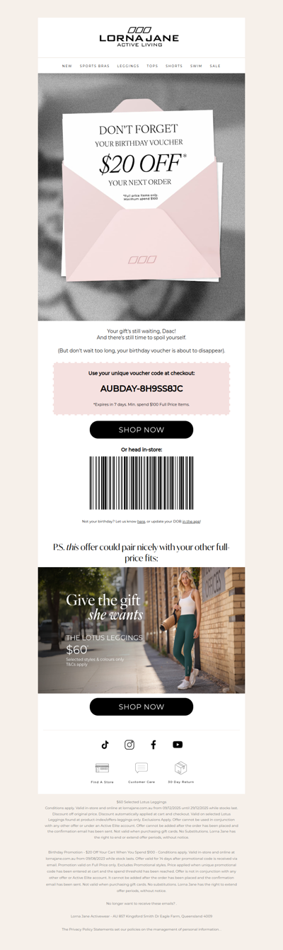 STILL TIME TO SPOIL YOURSELF 🎁