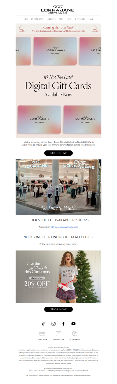 A Gift in Under 2mins? Get a Gift Card