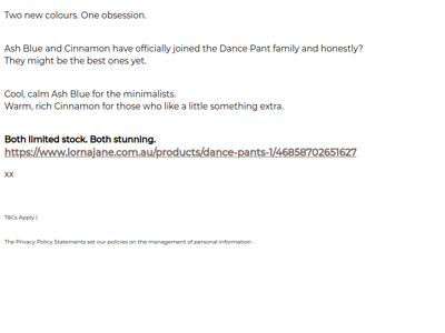 Two New Additions to the Dance Pant Family.