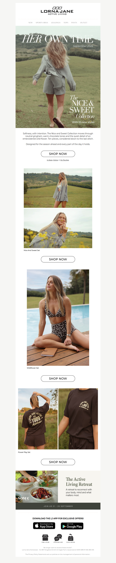 New in: the Nice and Sweet Collection