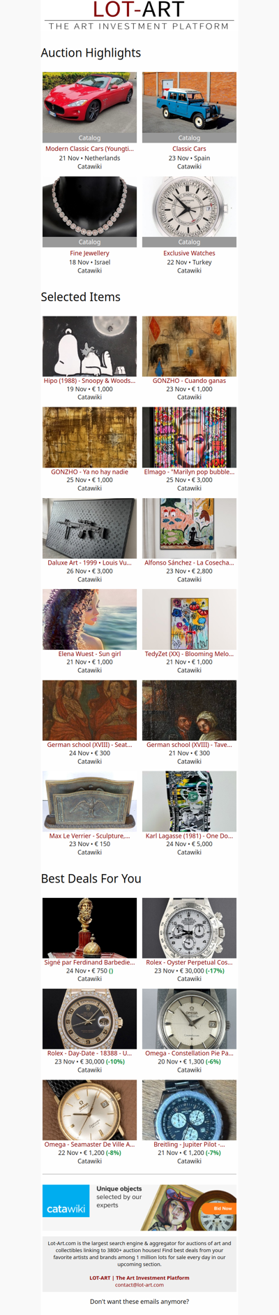 Auction Highlights | Lot-Art