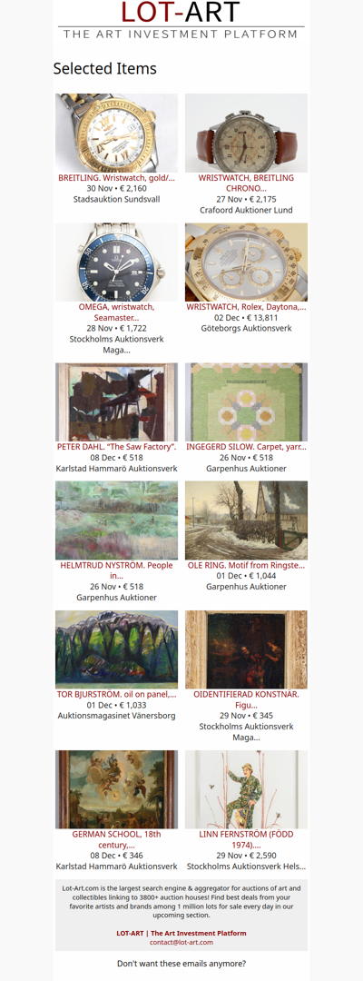 Auction Highlights | Lot-Art