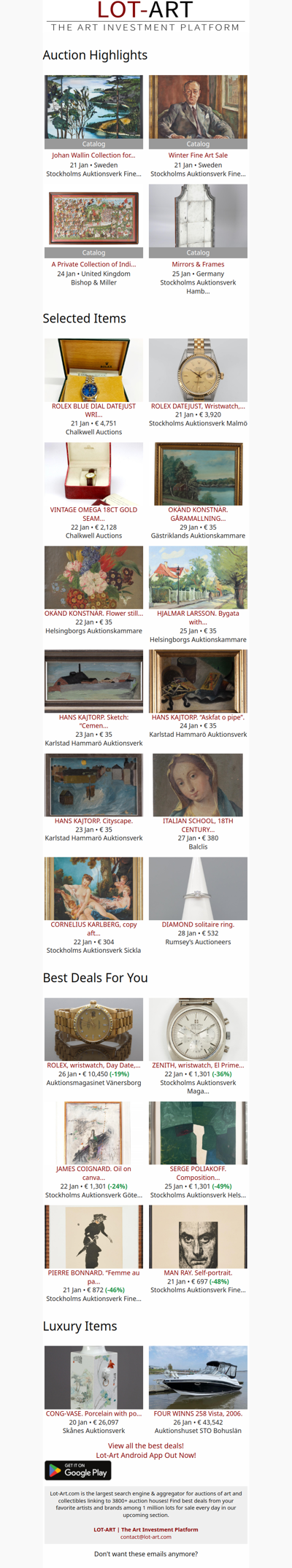 Auction Highlights | Lot-Art