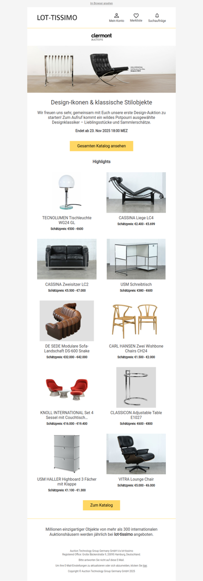 Ausgewählte Designklassiker