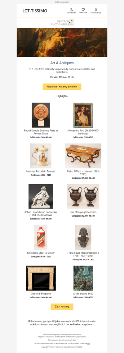 Art, Antiques & Jewellery
