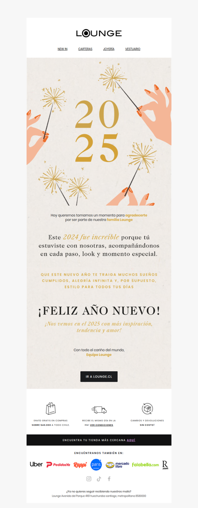 🎆 ¡Feliz Año Nuevo, Loungie! 🎇