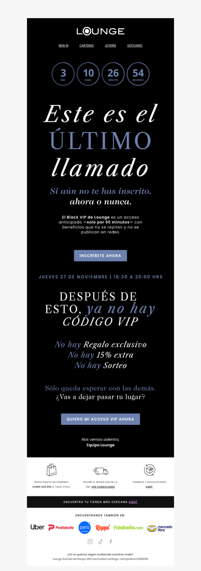 Hoy Cerramos la lista vip, entraste? 📆✨
