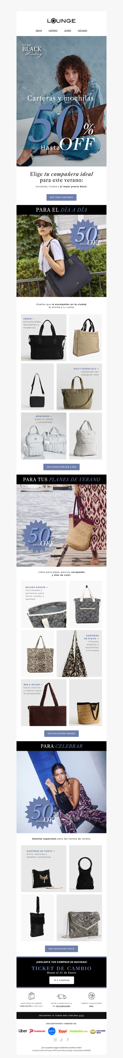 Carteras y Mochilas hasta 50% OFF 🚨🔥