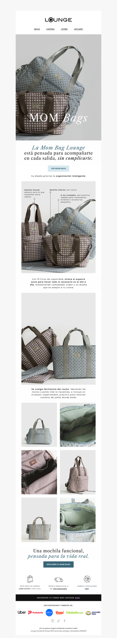 La Mom Bag que lo piensa todo por ti  💖