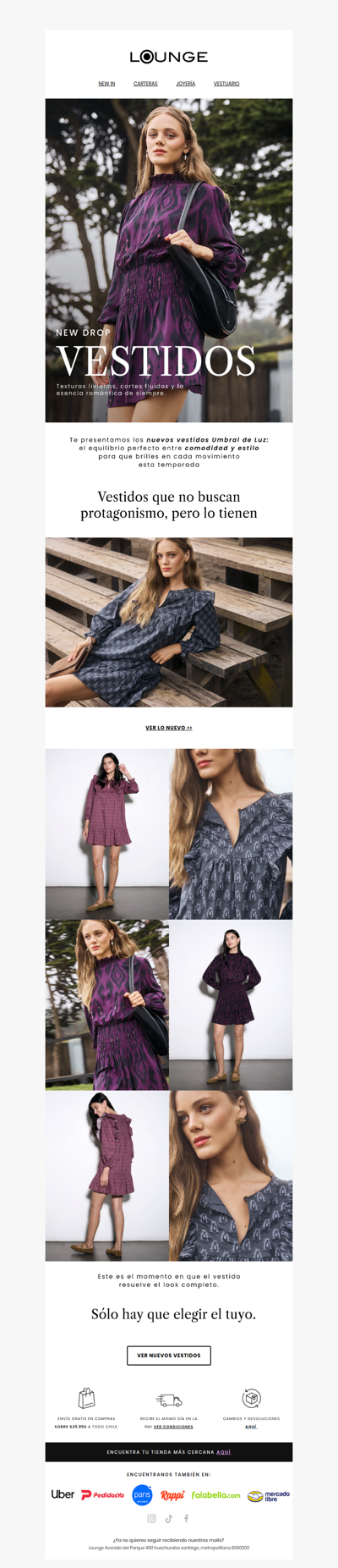 New Drop · Vestidos Umbral de Luz ya disponibles