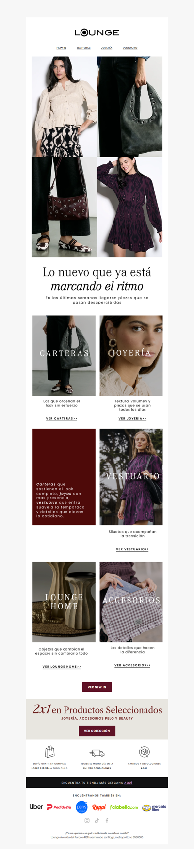 Recap · Lo último que llegó a Lounge