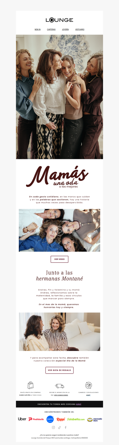 Mamás, esta campaña es para honrarlas hoy y siempre. 💝