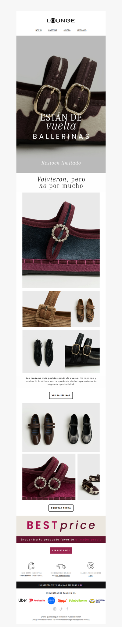 Volvieron 👀 Las ballerinas que se agotan siempre