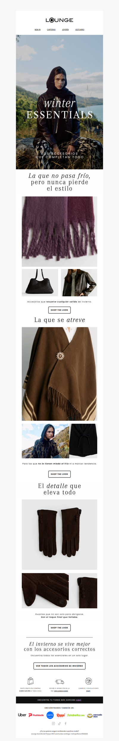 Lo que le falta a tu look de invierno ❄️