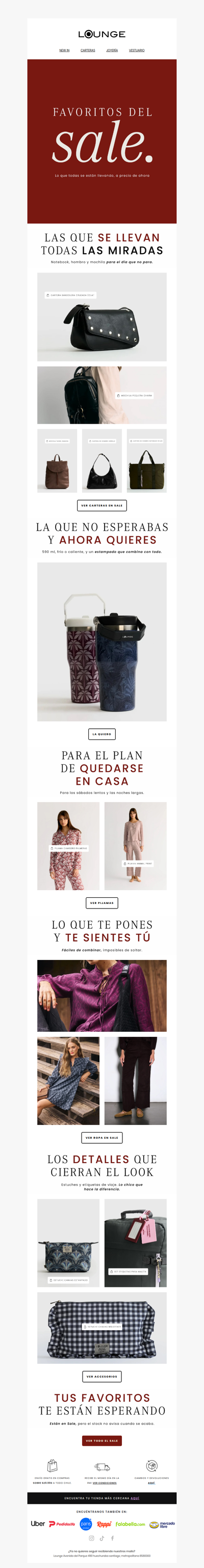 Los favoritos del Sale (sí, incluida la botella 👀)