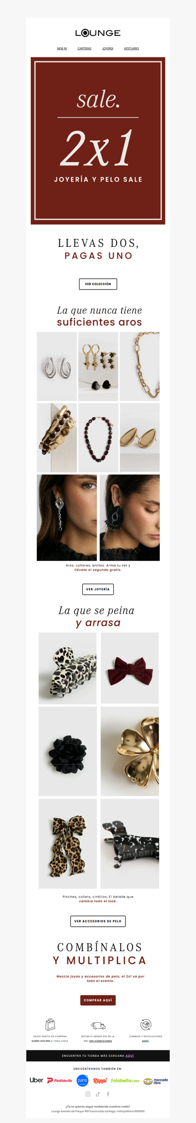 2x1 en joyería y pelo, sí, leíste bien ⚡
