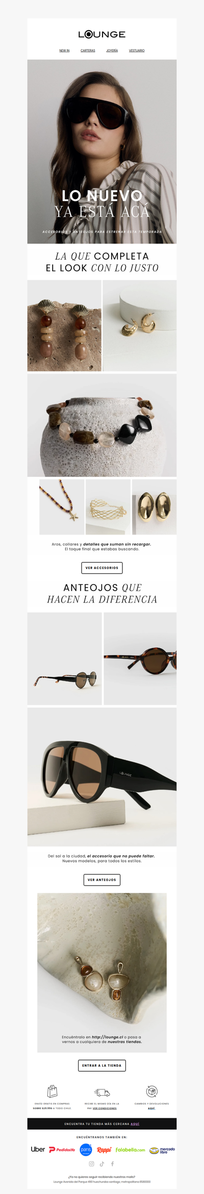 Llegó lo nuevo en accesorios ✨ (y unos anteojos que amamos)