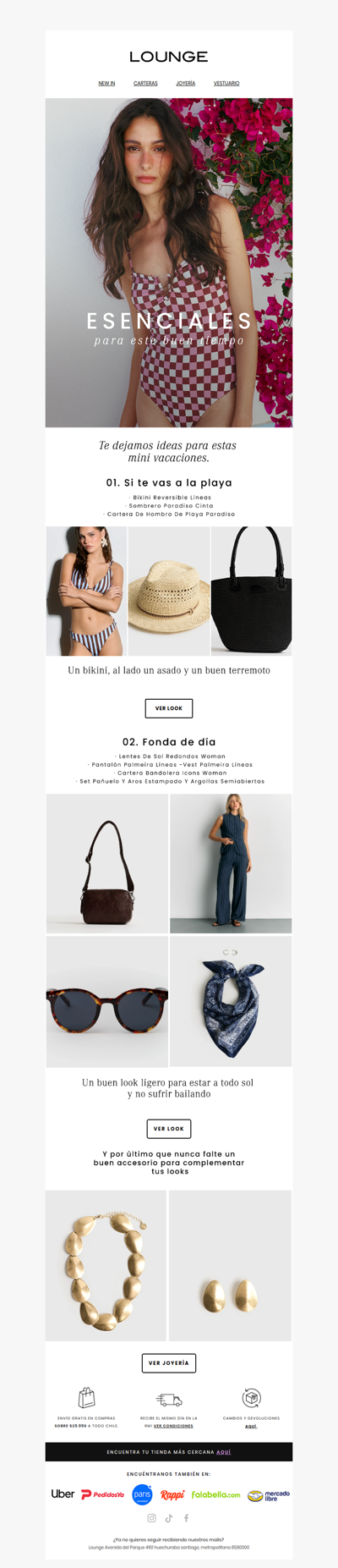 Esenciales para el 18 y el buen tiempo
