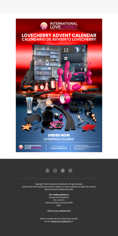 Ultimas Unidades | Last units Advent Calendar