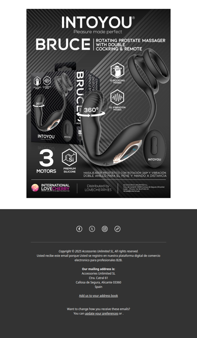 NEW | INTOYOU BRUCE 360° Prostate Ring