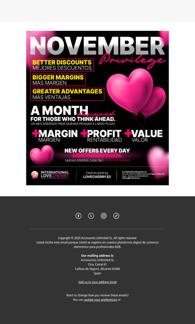 Last 48 h. - Exclusive November  Offers