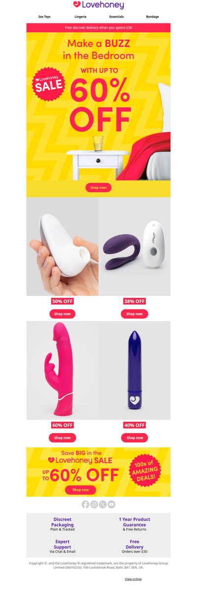 Set the Mood and Save Big | Up to 60% off Vibrators