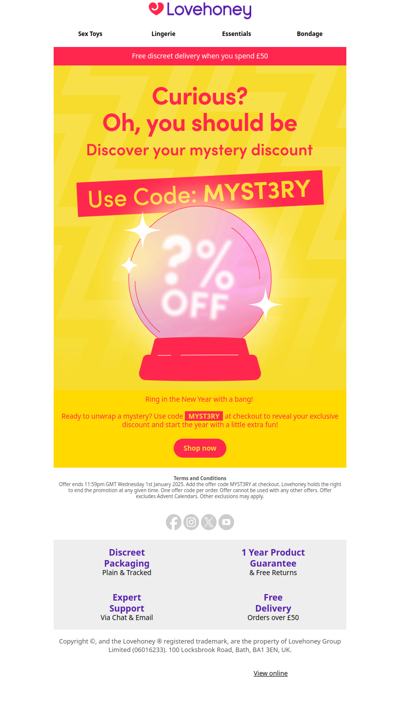 [Open Me] Reveal your Mystery Discount 🔮