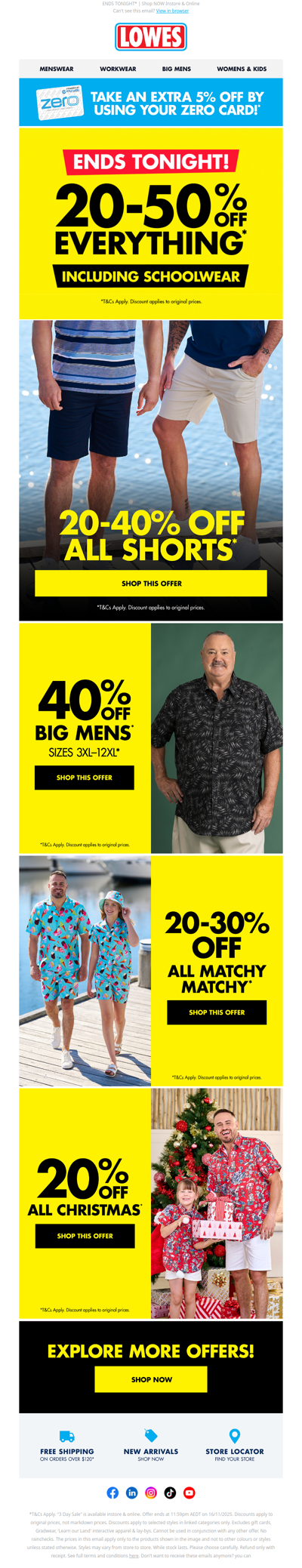 ⏰ FINAL HOURS | Don't Miss 20-50% Off Everything*