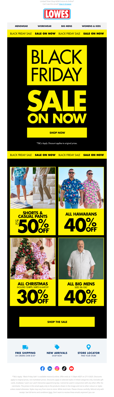 Black Friday SALE ON NOW 🚨 4 New Offers Await!