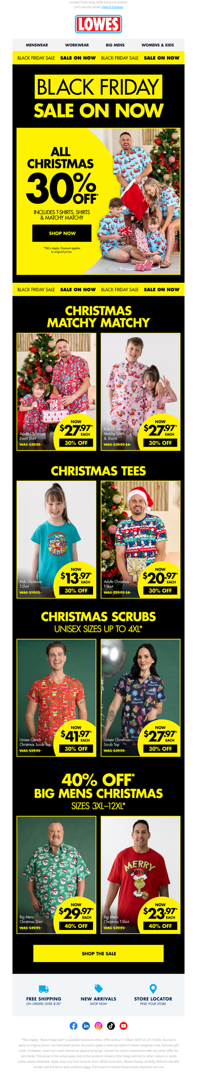 Black Friday Sale: 30% OFF All Christmas!*