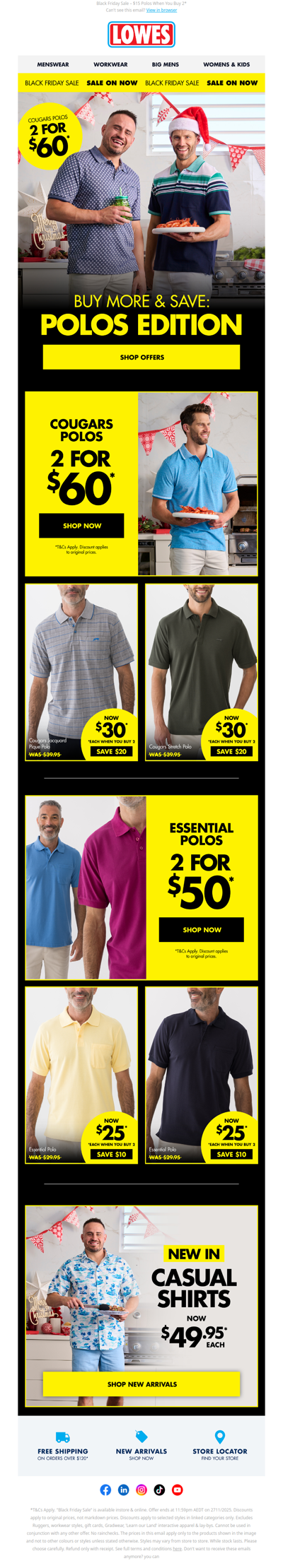 Polos: 2 For Just $60!* – Black Friday Sale On NOW!