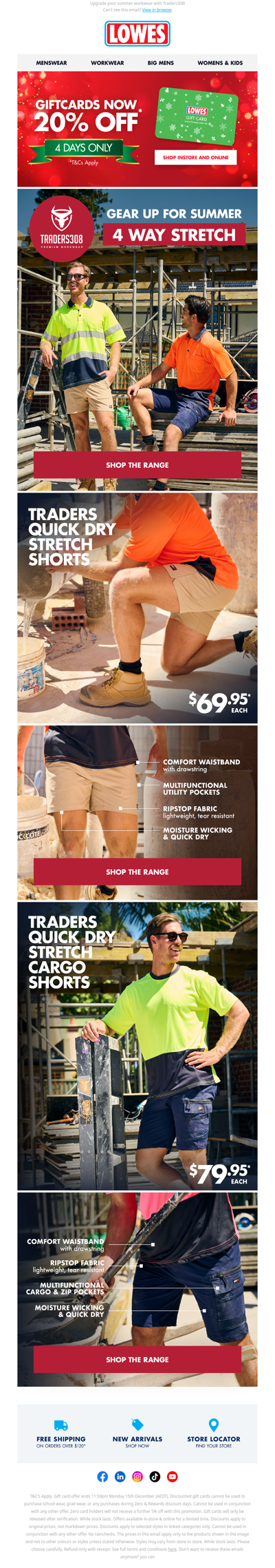 20% Off* Gift Cards - 4 Days Only!