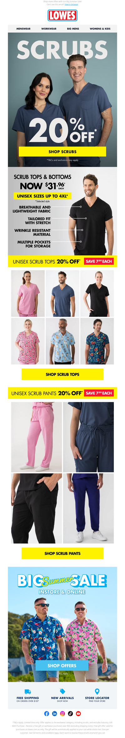 Scrubs Now 20% Off* - Shop In-Store & Online!