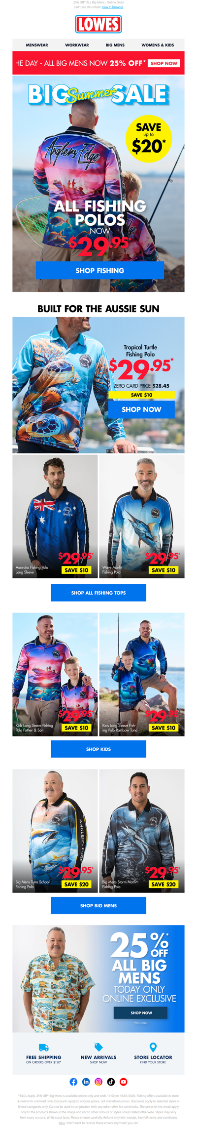 NEW OFFER: $29.95 Fishing Polos! 🎣