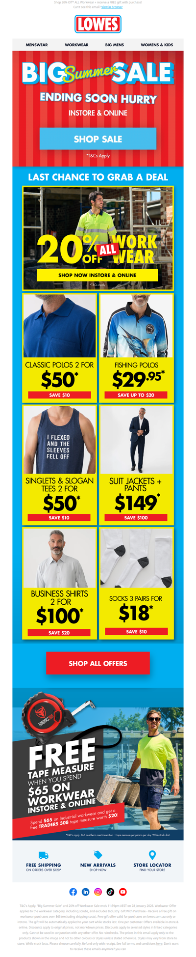 LAST CHANCE! Don't Miss Out On Our Big Summer Sale!