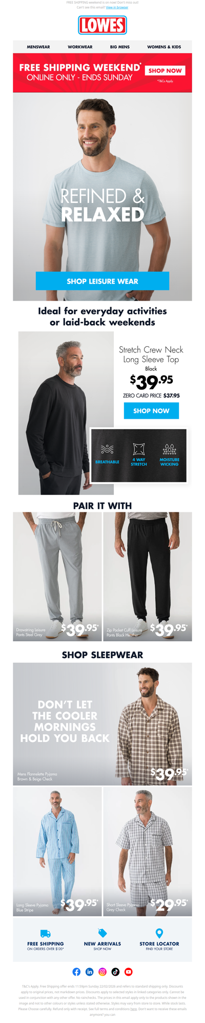 Comfort Mode: ON! Shop Leisurewear & Sleepwear