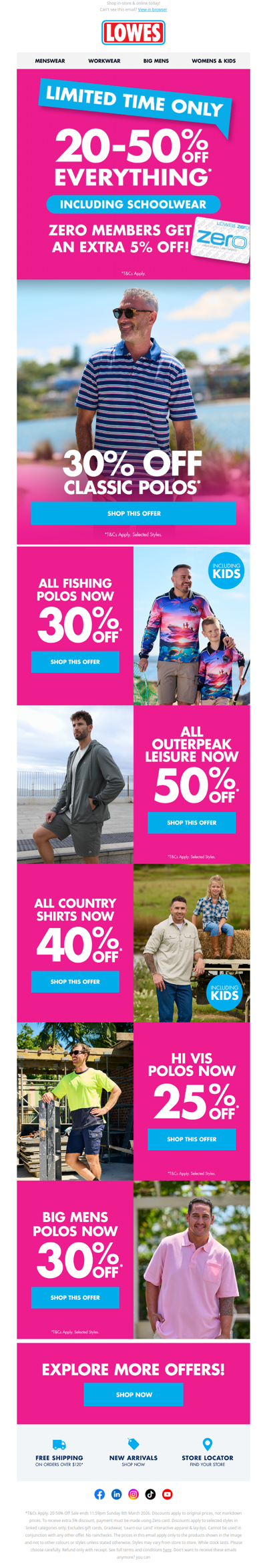 👀 Did You See This? 20-50% OFF EVERYTHING!*