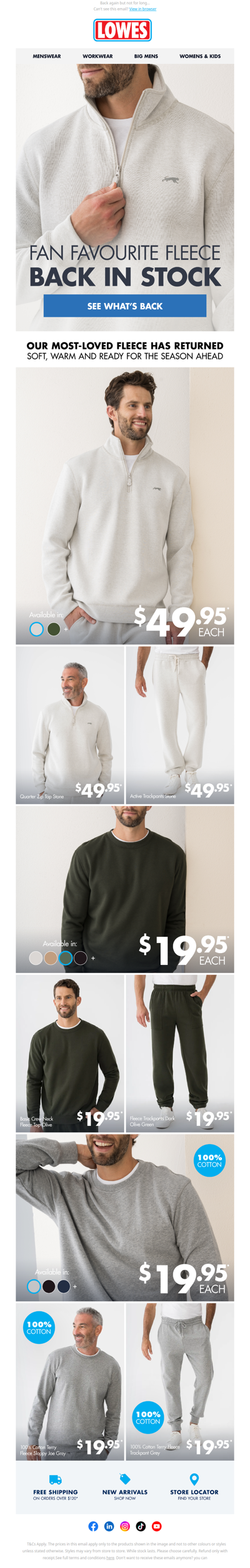 THEY’RE BACK 🚨 Sell Out Fleece Returns