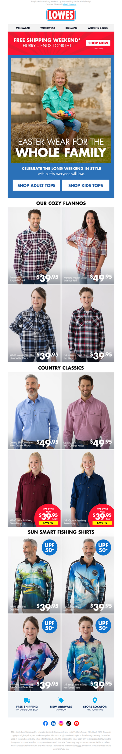 ENDS TONIGHT: Free Shipping!* 🚚