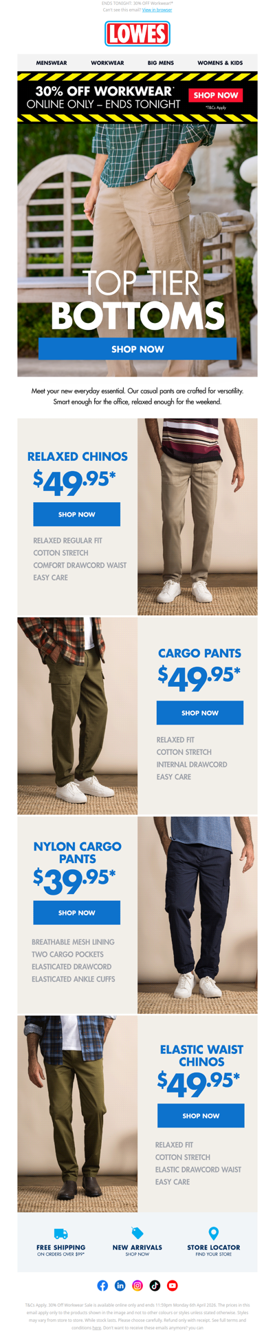 New Season Pants: Great Fit. Better Price.