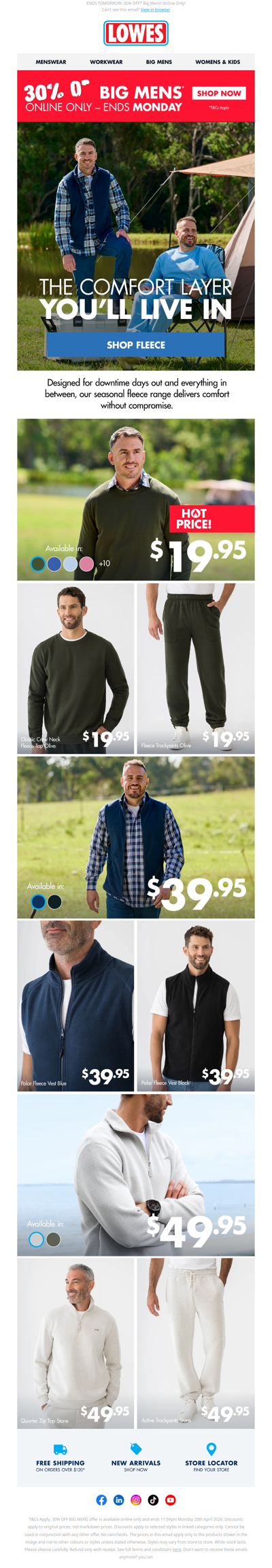 New Season Fleece: Big Comfort, Great Value 👌🏼