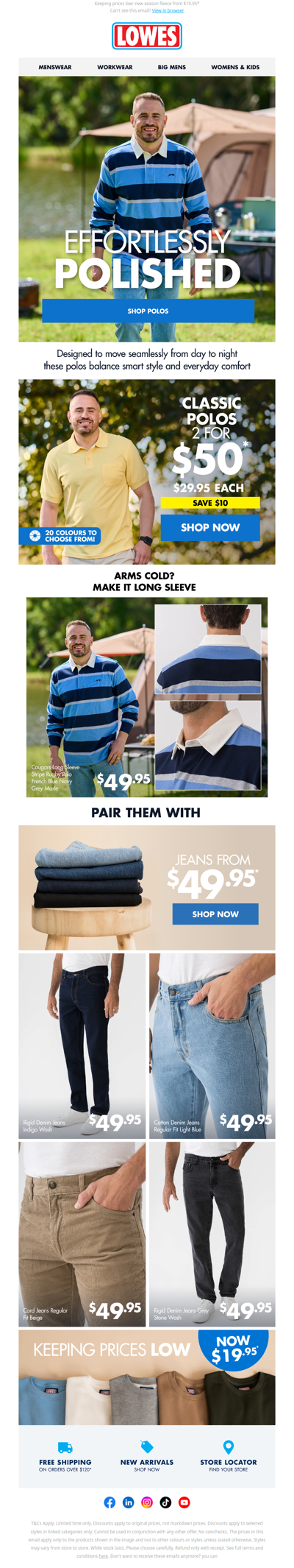 New Polos & Denim: The Classic Combo 👕