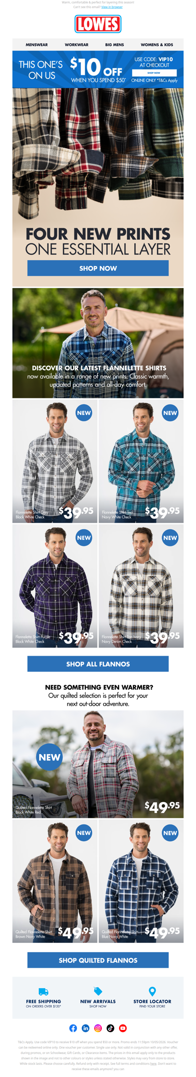 JUST LANDED: Your New Flanno Favourites!